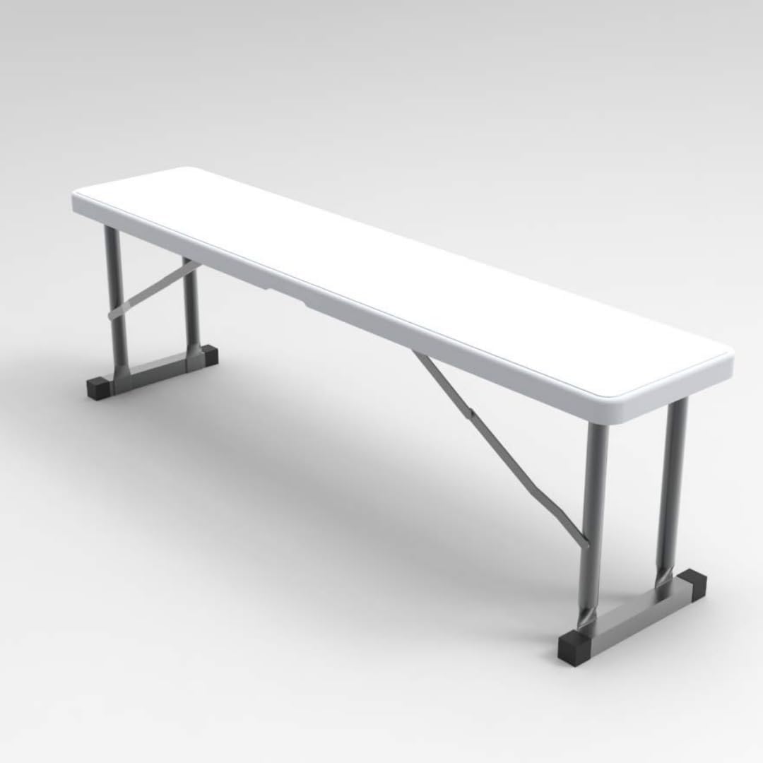 2.75ft Plastic Folding Bench