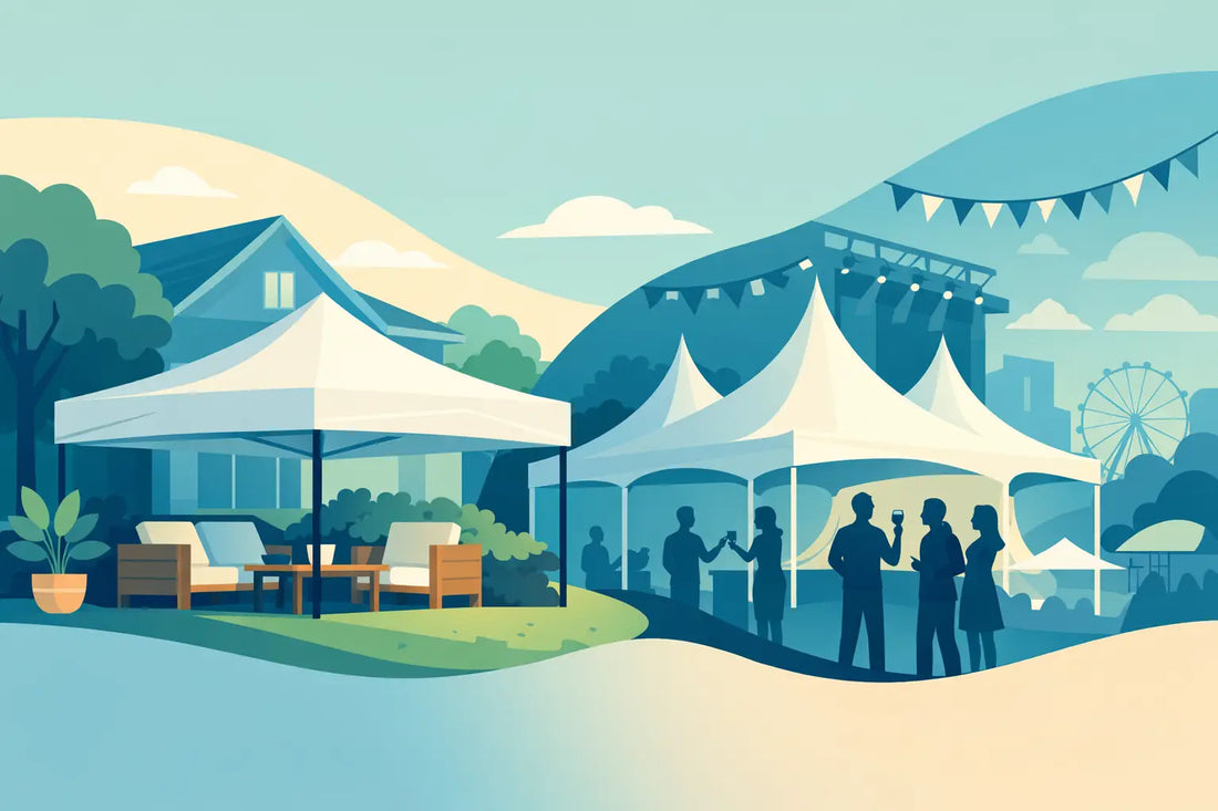 Carpas portátiles para casa y eventos