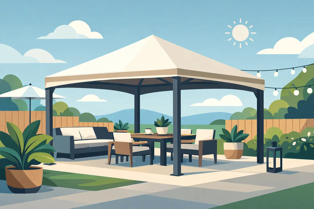 Carpa canopy para patio: cómo elegir bien