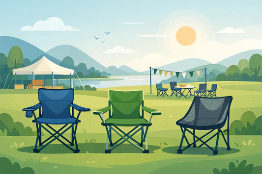 Sillas portátiles para eventos al aire libre