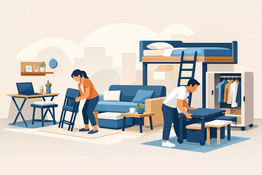 Muebles portátiles para espacios pequeños