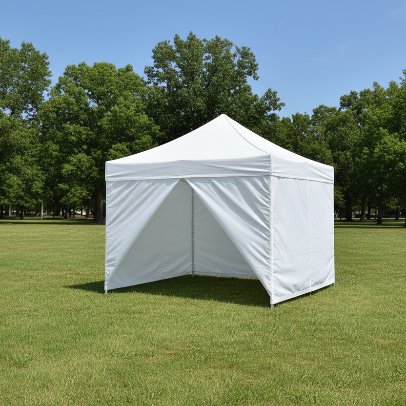 Solid wall with windows rolled-up, 4 Sided 420D 10x10ft