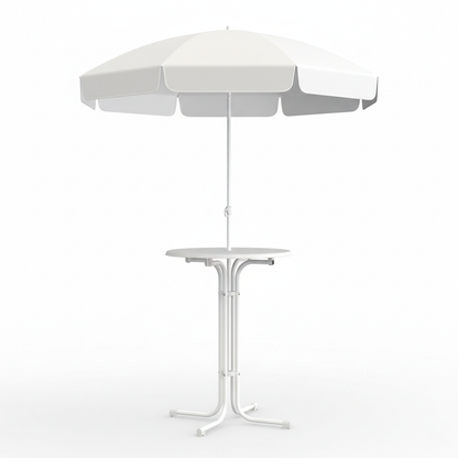 Cocktail Belly Bar Table White Color