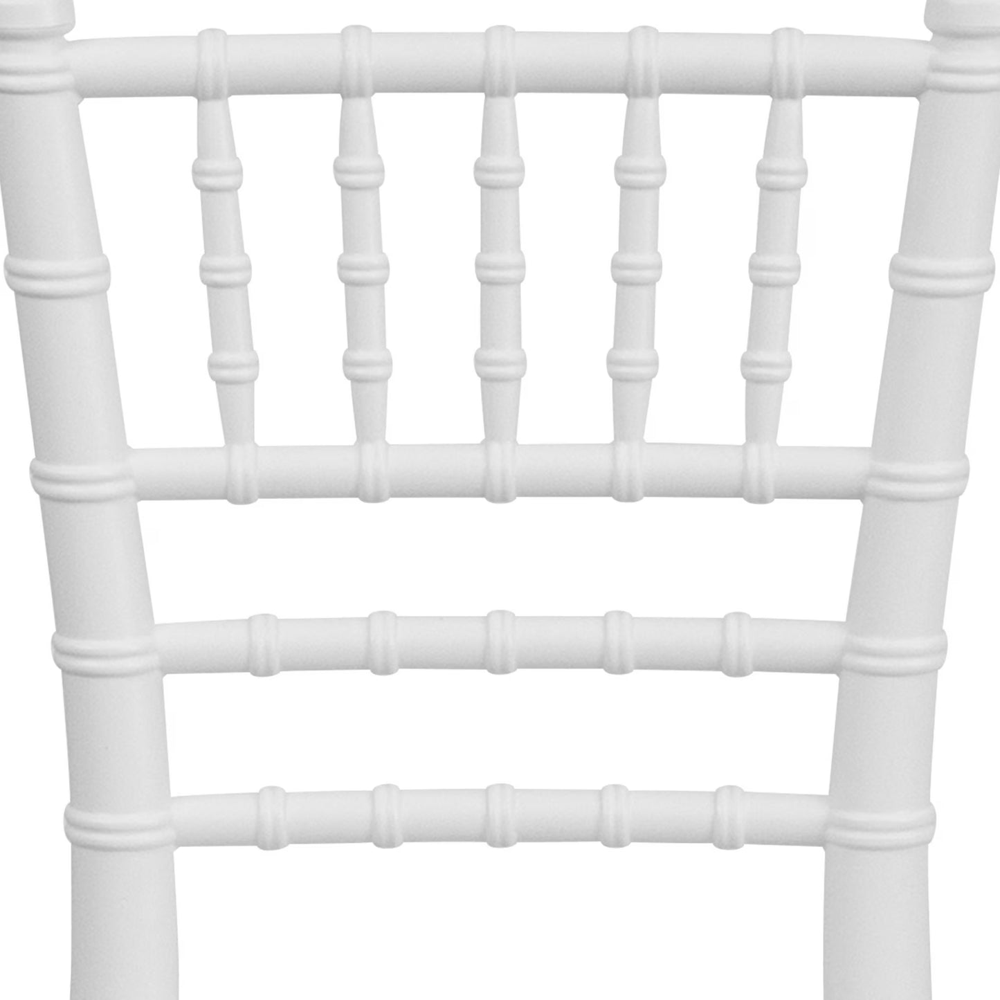 BizChair Child Size White Chiavari Chair – Durable Resin Kids Chair for Weddings, Parties & Everyday Use