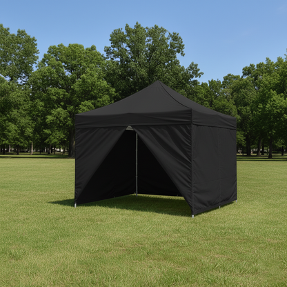 Solid wall with windows rolled-up, 4 Sided 420D 10x10ft