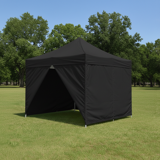 Solid wall with windows rolled-up, 4 Sided 420D 10x10ft