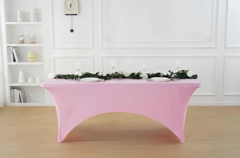 New 6ft Spandex Rectangle Table Cloth