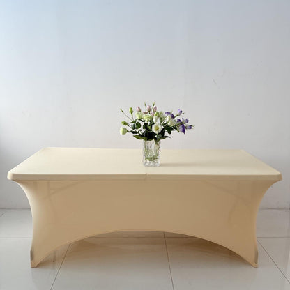 New 6ft Spandex Rectangle Table Cloth