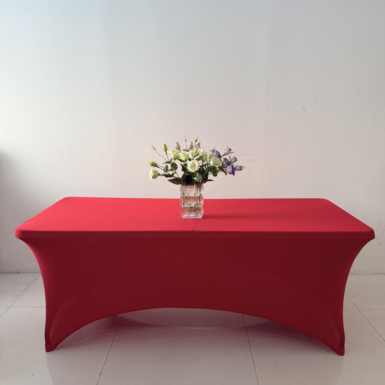 New 6ft Spandex Rectangle Table Cloth