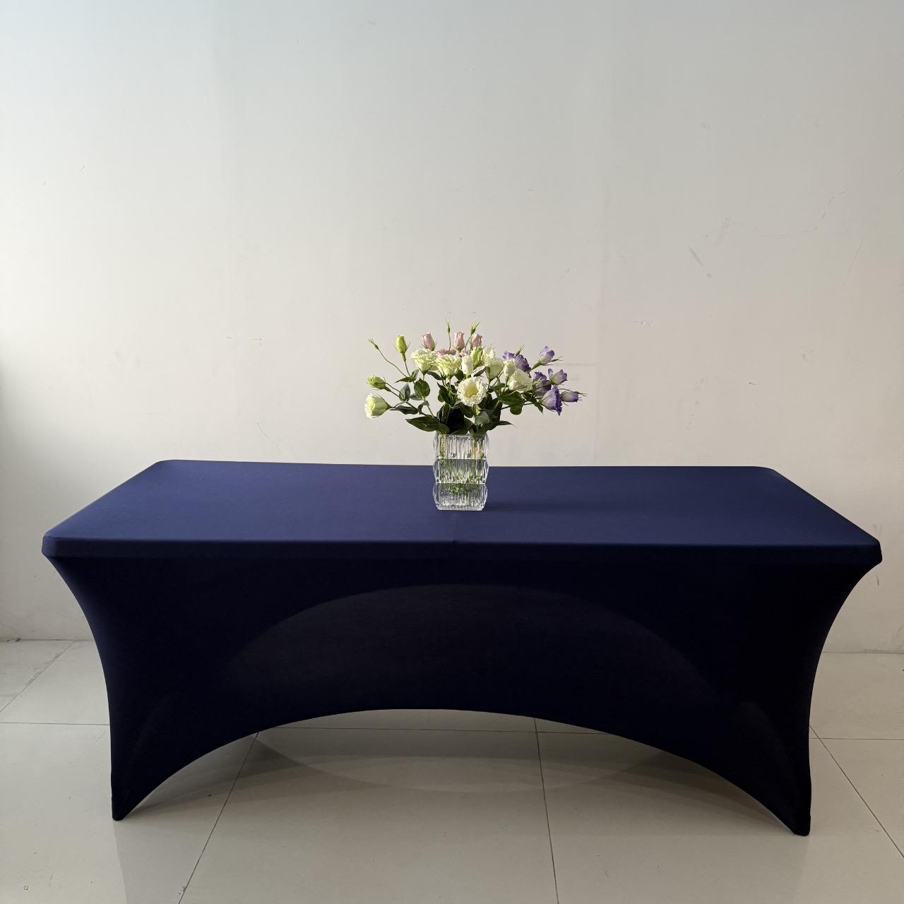 New 6ft Spandex Rectangle Table Cloth
