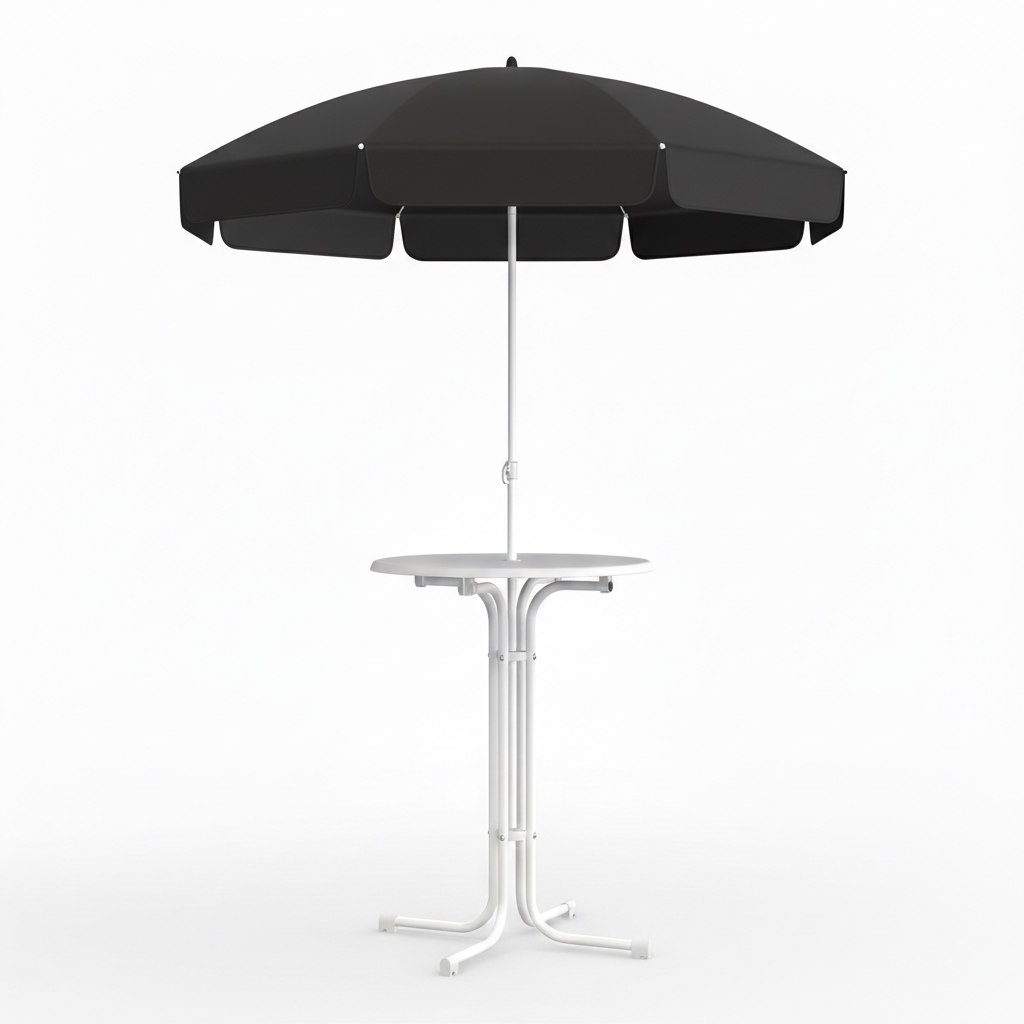 Cocktail Belly Bar Table White Color