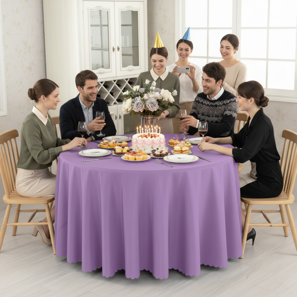 5ft RoundTable Cloth with Skirt