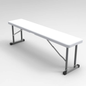 2.75ft Plastic Folding Bench
