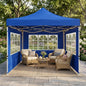 10 x 10 Canopy with Window Walls - Multicolor