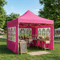10 x 10 Canopy with Window Walls - Multicolor