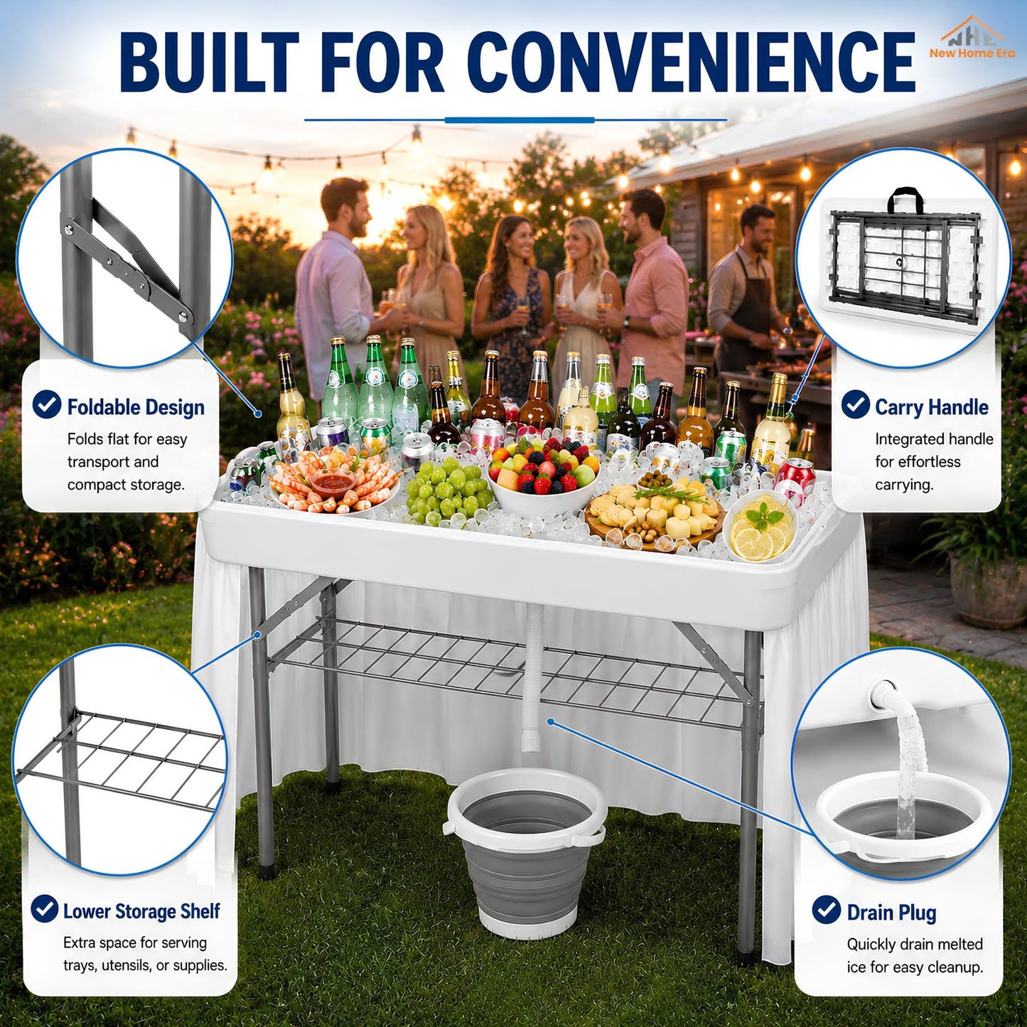 ce table for party gathering