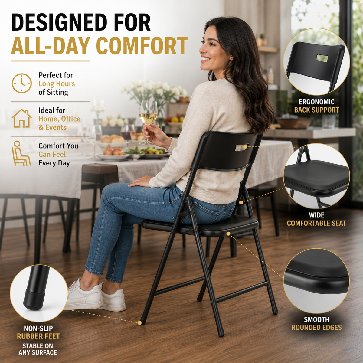 Injection Mold Folding Chair