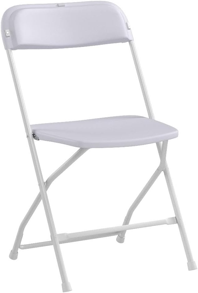 Party Series Plastic Folding Chair – White