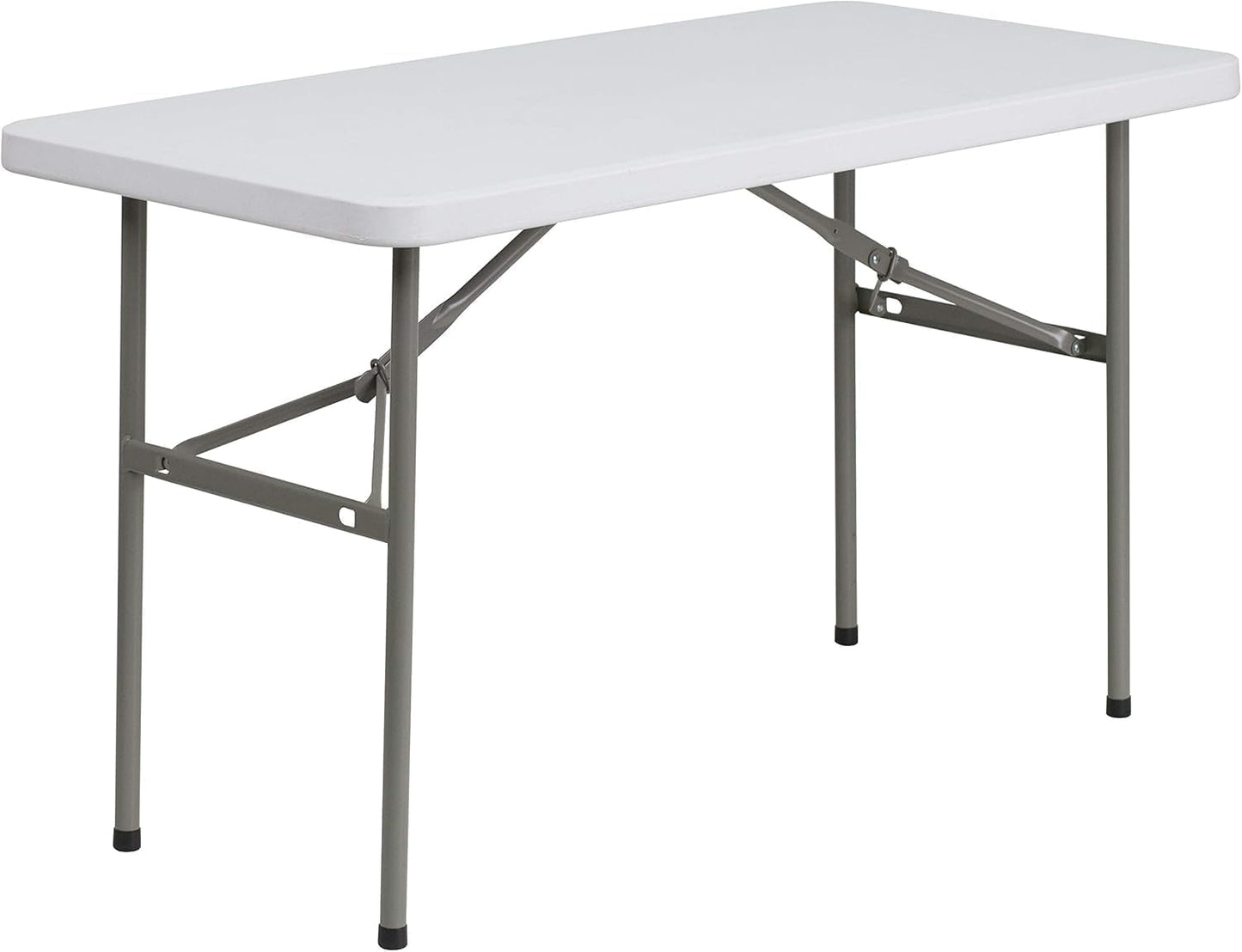 4ft Non Folding Plastic Table - White