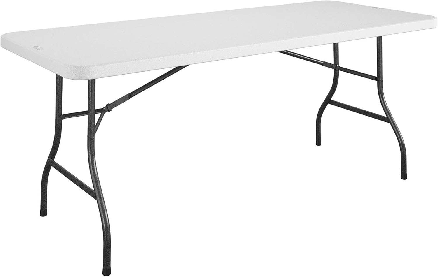 6ft Non Plastic Folding Table - White