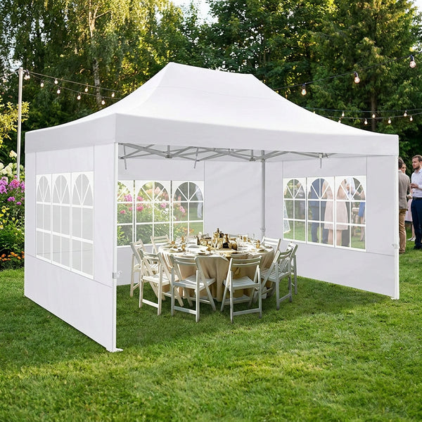 10x15 Pop-Up Canopy with 3 Side Walls
