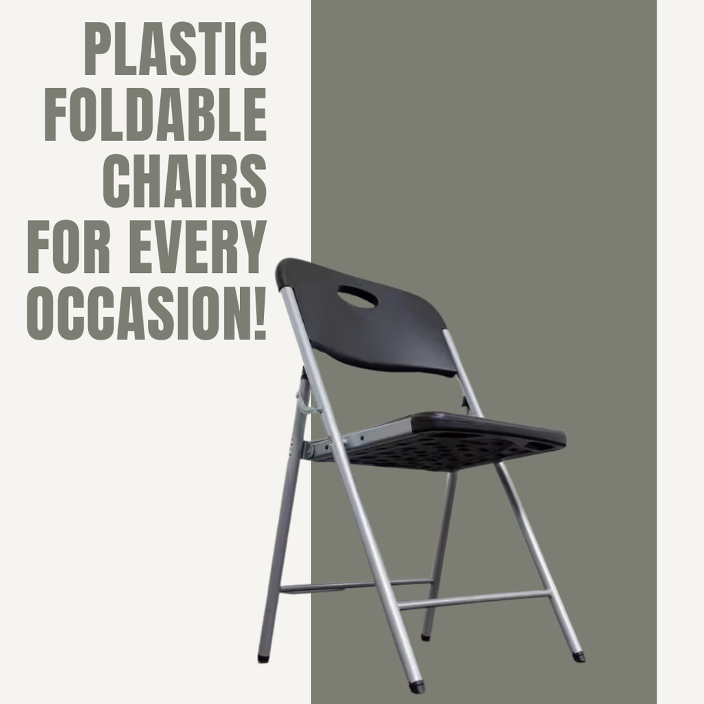 Commercial Grade Folding Chair – Black