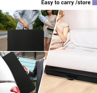 6 ft Black Plastic Folding Table