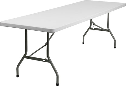 8ft Non Folding Table - White