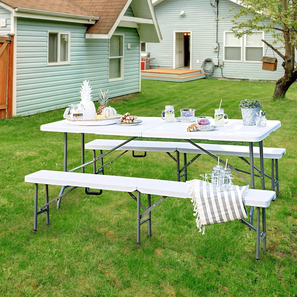 6 ft Bi-Fold Rectangular Folding Table