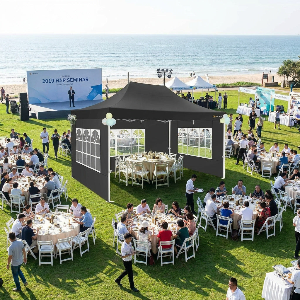 10x15 Pop-Up Canopy with 3 Side Walls