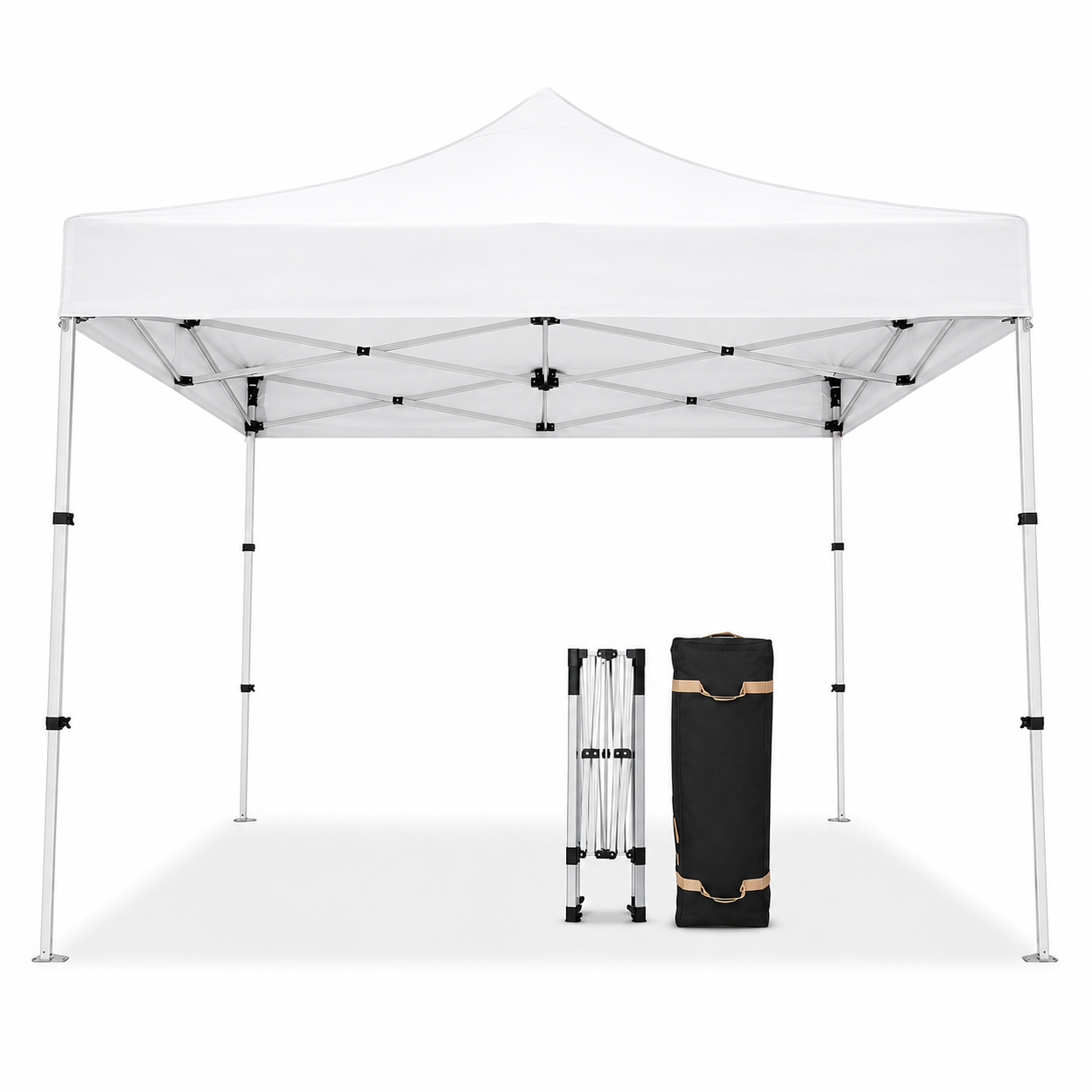 8x8 Feet Pop Up Canopy (Aluminium Frame, 40mm Thickness)