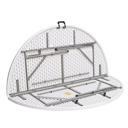 6 Feet Round Non-Folding Table – White