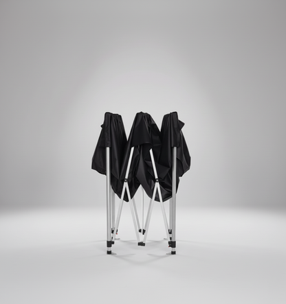 10X15 Feet Canopy Black With Streel/Aluminum Frame