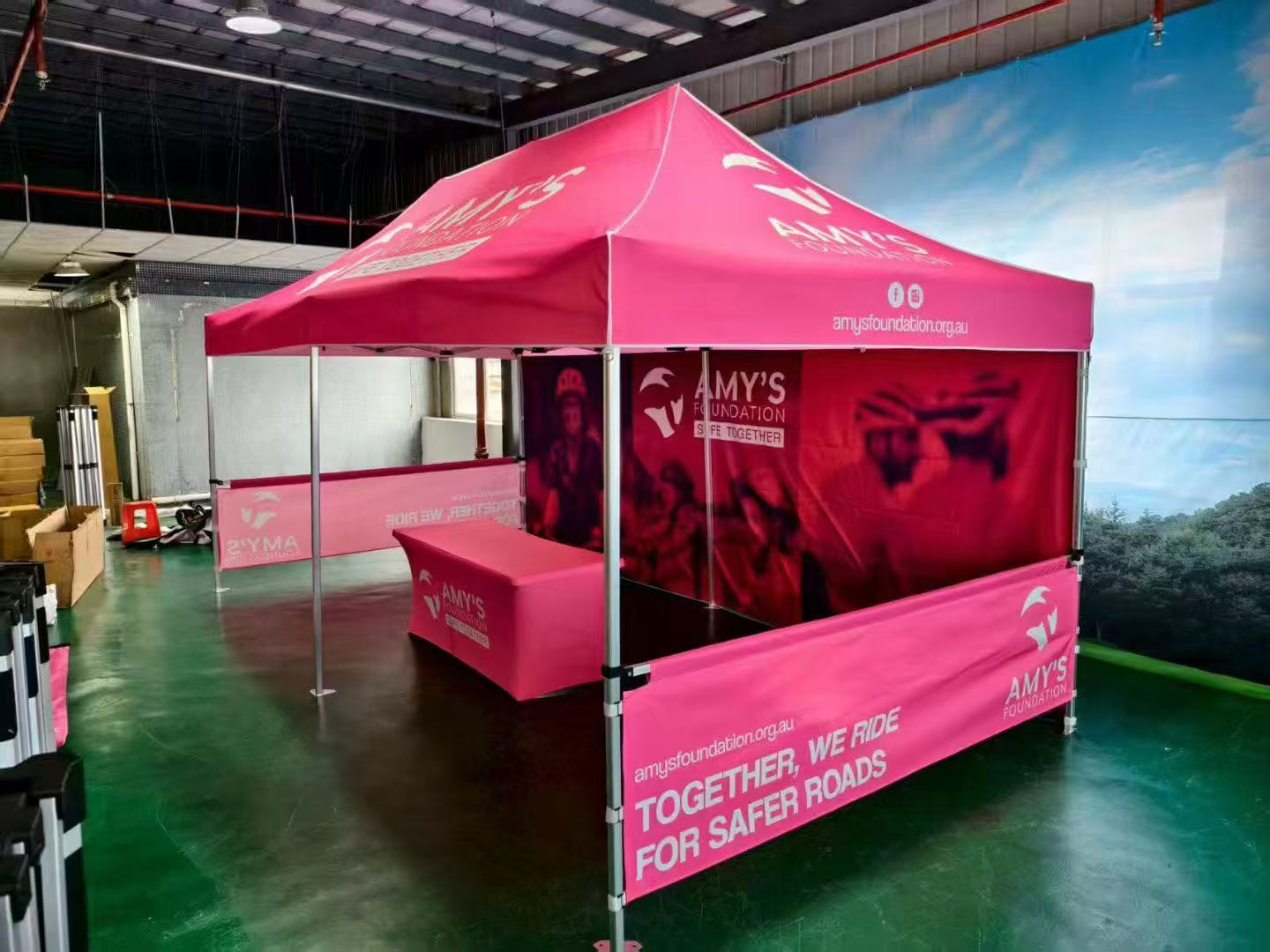 10×10 Ft Custom Printed Pop-Up Canopy Tent (Drop Mail or WhatsApp)