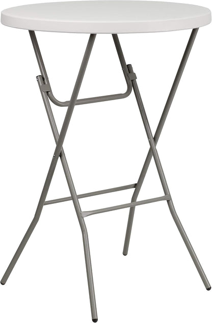 32″ Folding Bar Height Table – White