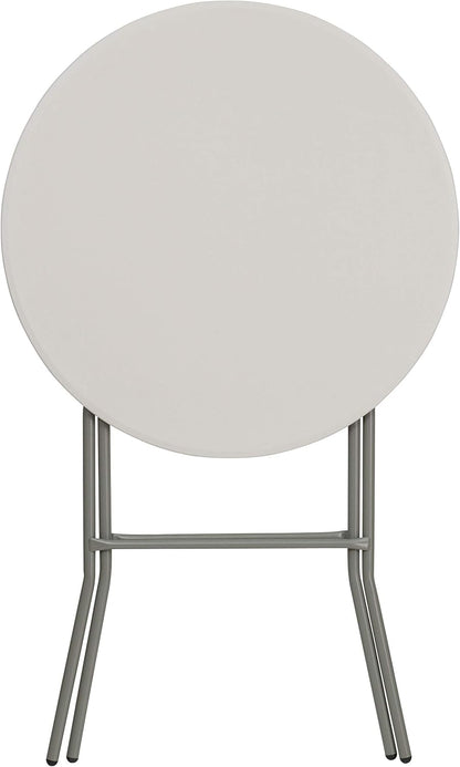 32″ Folding Bar Height Table – White