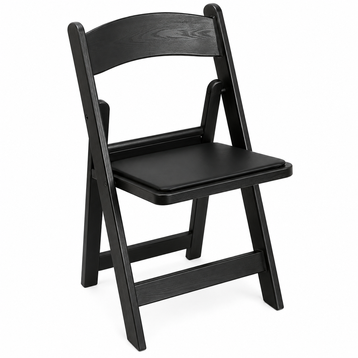 Hercules Series Resin Folding Chair – Black