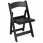 Hercules Series Resin Folding Chair – Black