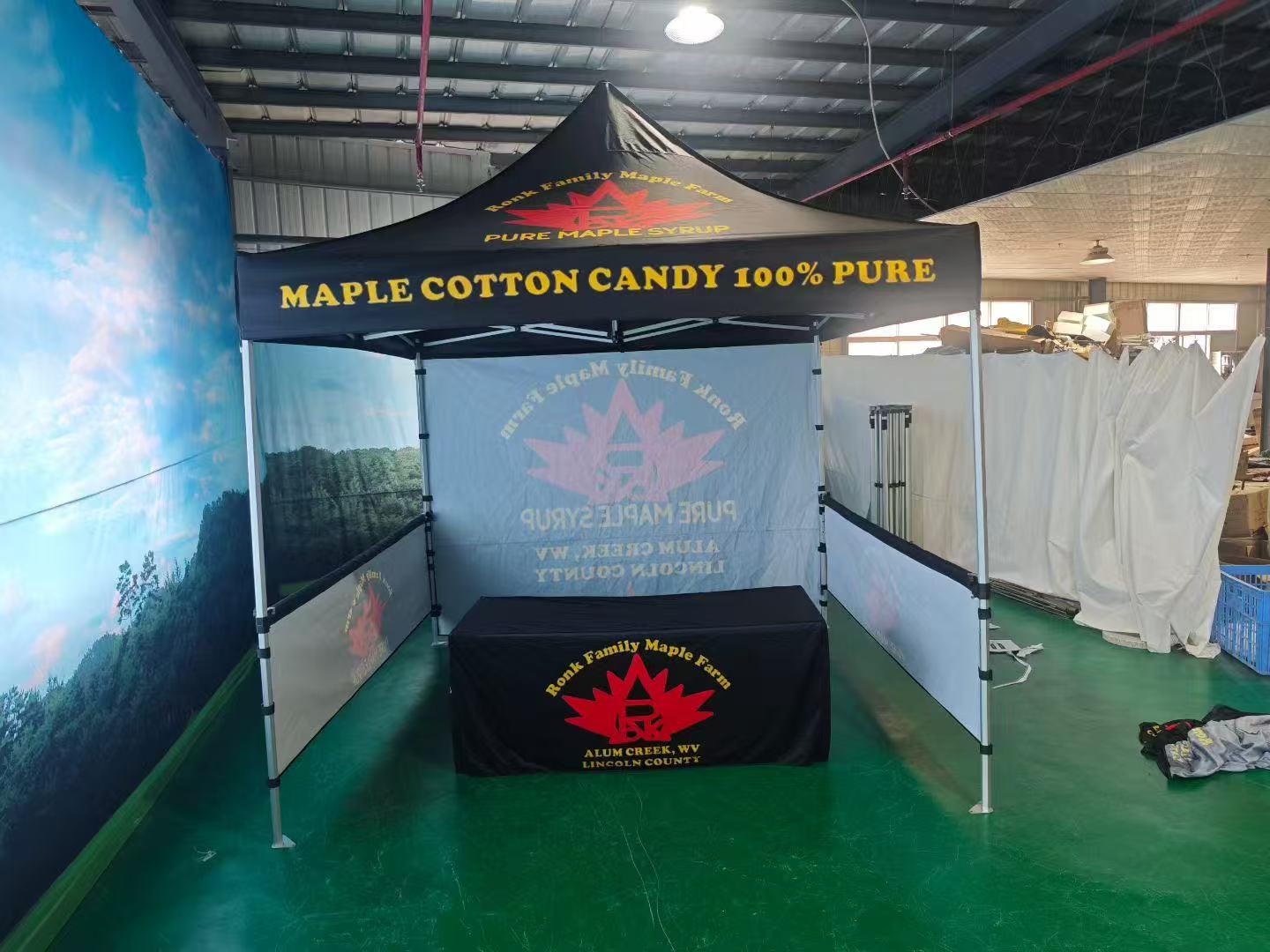 10×10 Ft Custom Printed Pop-Up Canopy Tent (Drop Mail or WhatsApp)