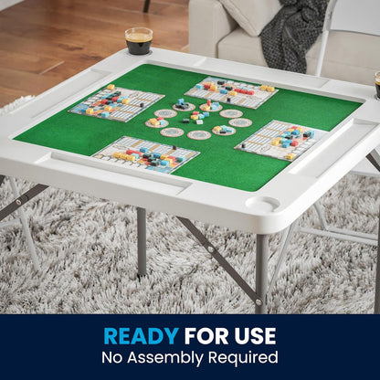 34.5″ Square Folding Card Game Table