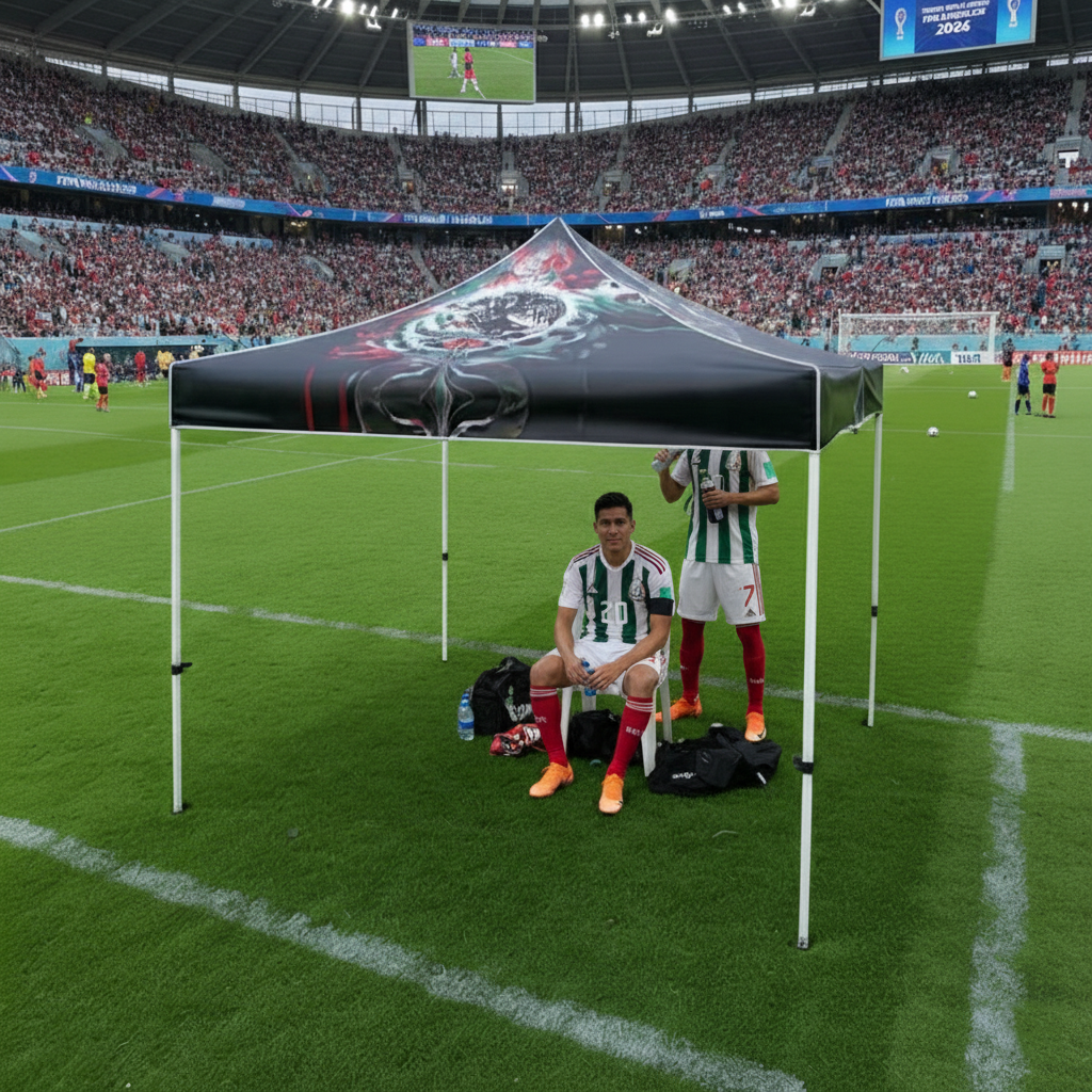 Mexico logo top canopy 300D 10x10ft