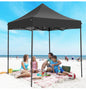 6.5’x6.5′ Pop-60.00Up Canopy Tent with White Frame
