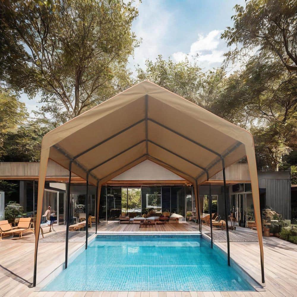 10×20 Ft Heavy-Duty Outdoor Canopy with Removable Sidewalls