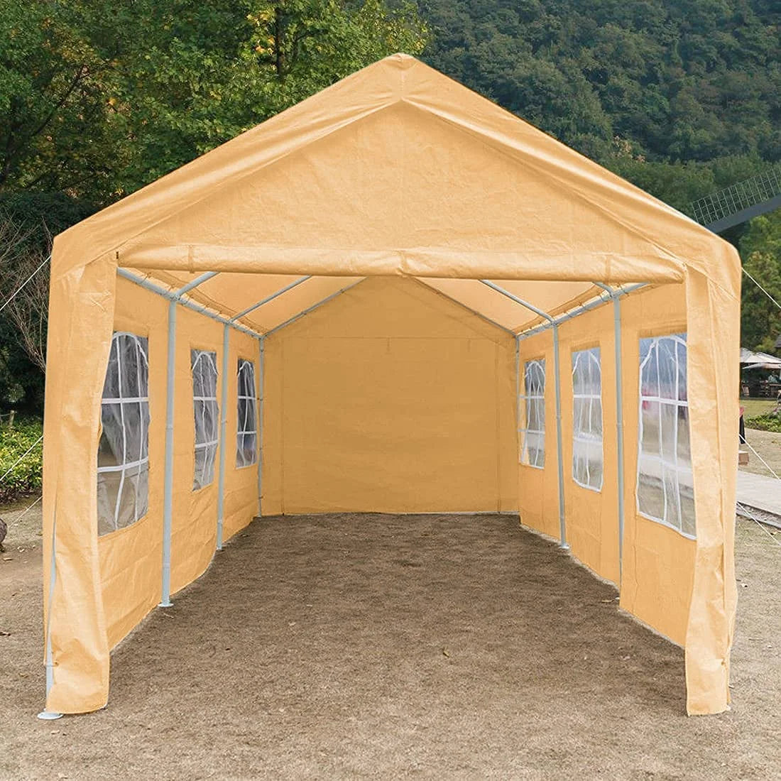10×20 Ft Heavy-Duty Outdoor Canopy with Removable Sidewalls