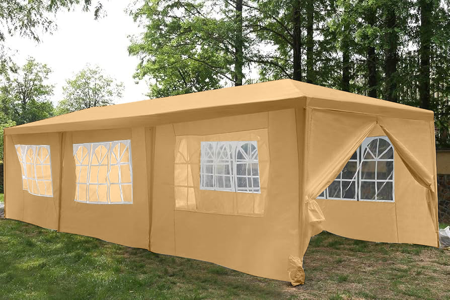 Outdoor Event Canopy Tent with Sidewalls & Windows