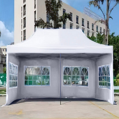 10 x 20 Feet Canopy with Window Walls 800D