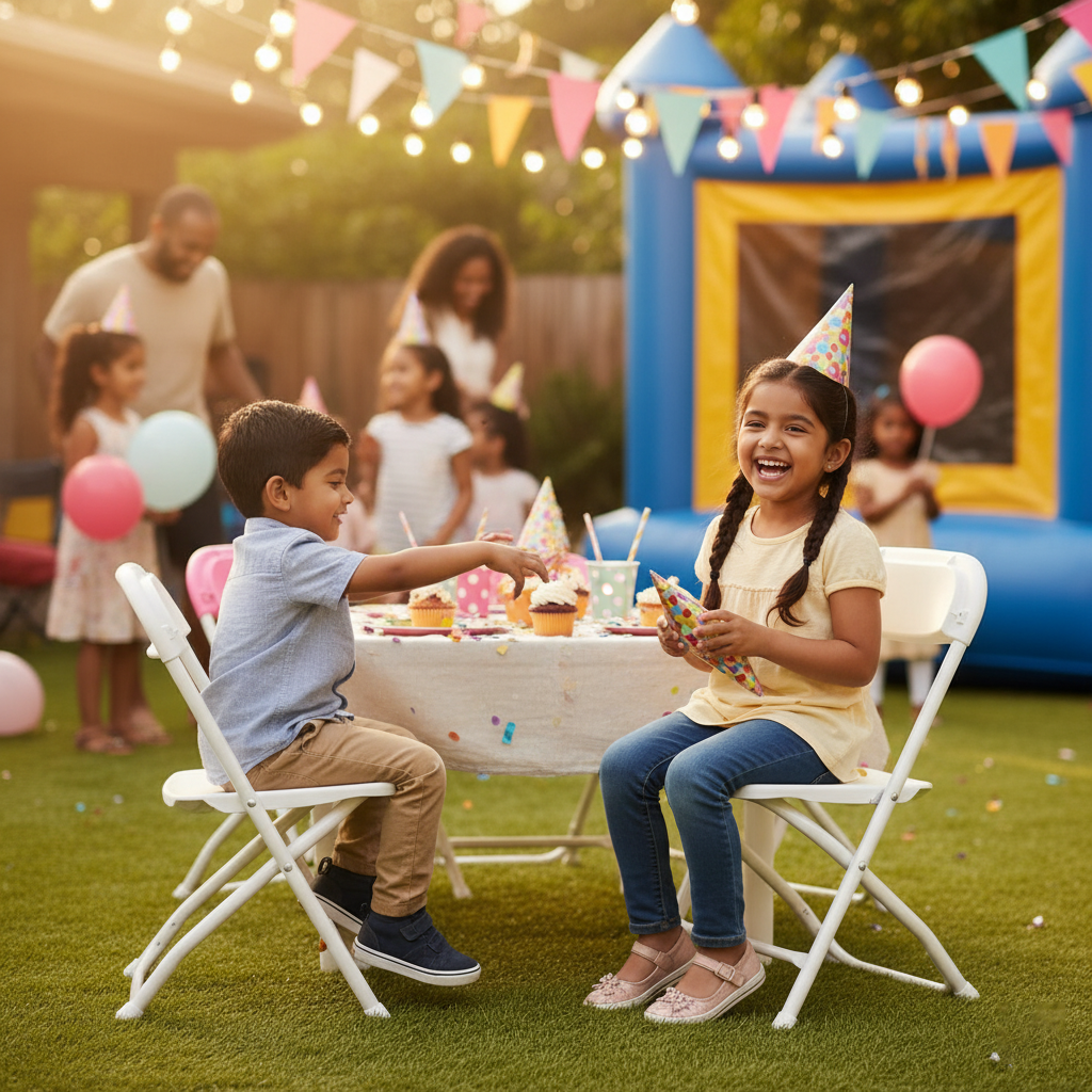 Kids Plastic Folding Chair