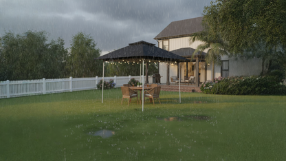 Outdoor Portable 10x10 ft Canopy Tent with Vented Top & Carry Bag