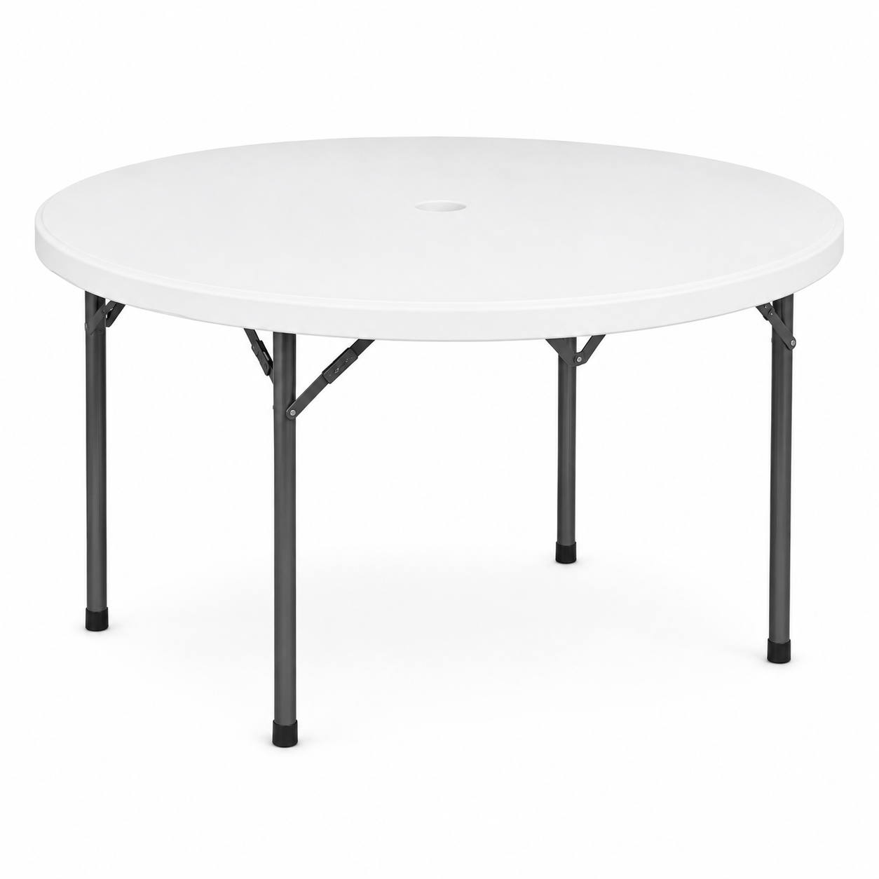 5ft Round Folding Table with Hole