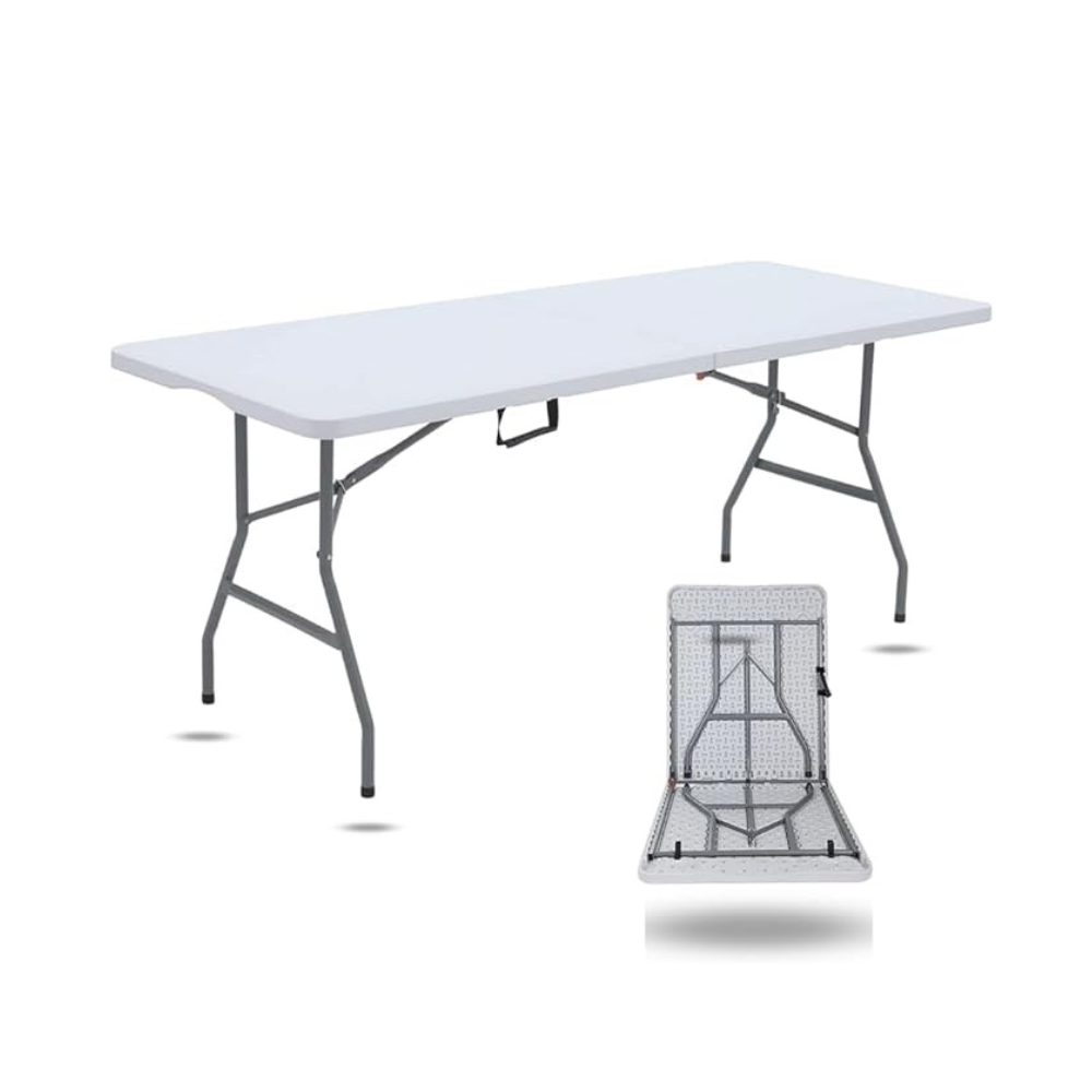 6 ft Bi-Fold Rectangular Folding Table